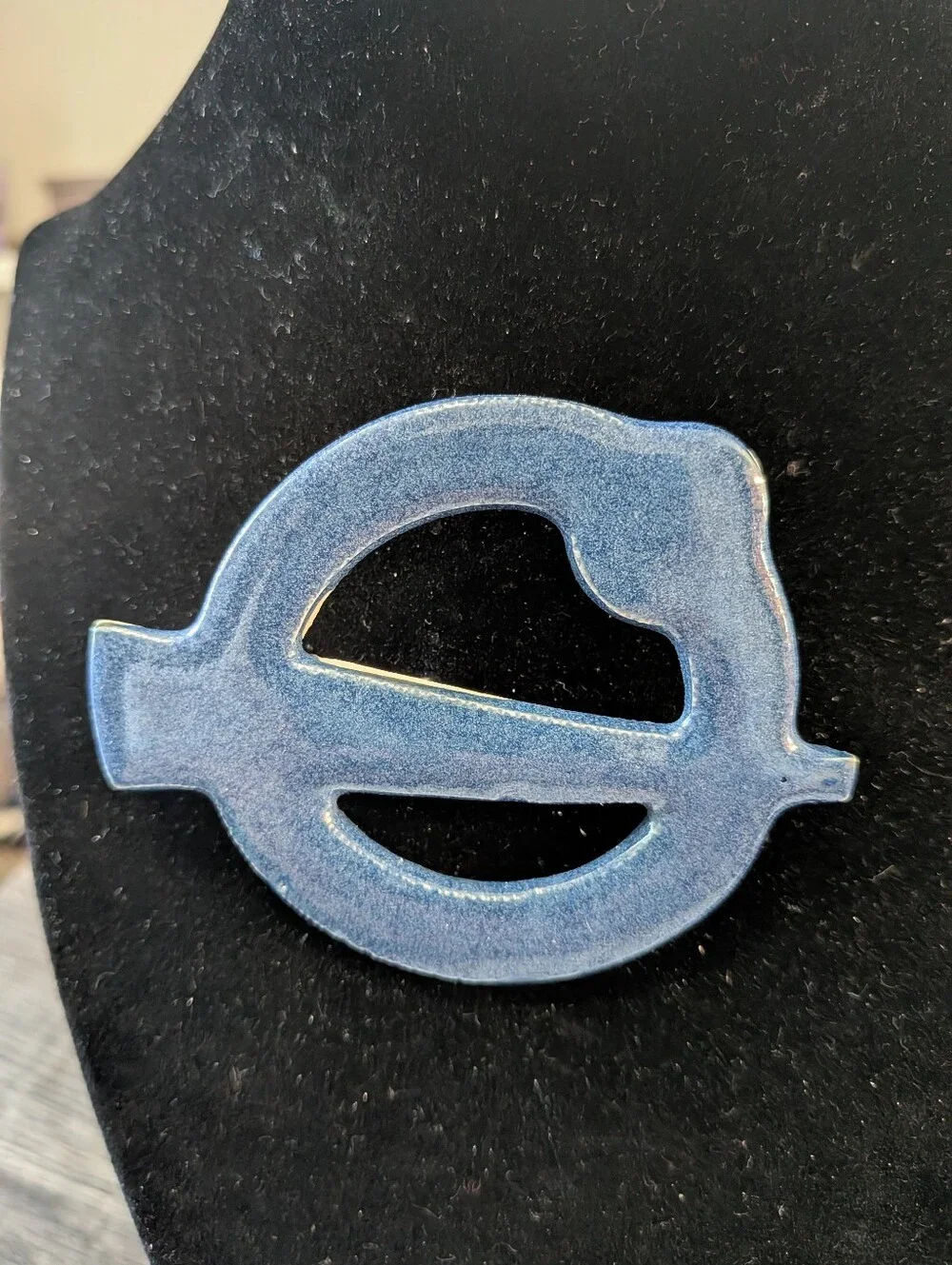 Vintage Blue Brooch